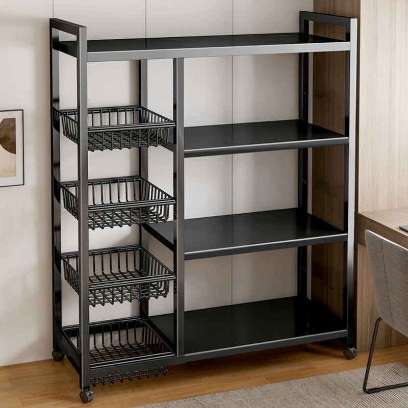 Multi Purpose Rolling Storage Rack Space Saving Shelf For Kitchen Living Room Office High Strength  1