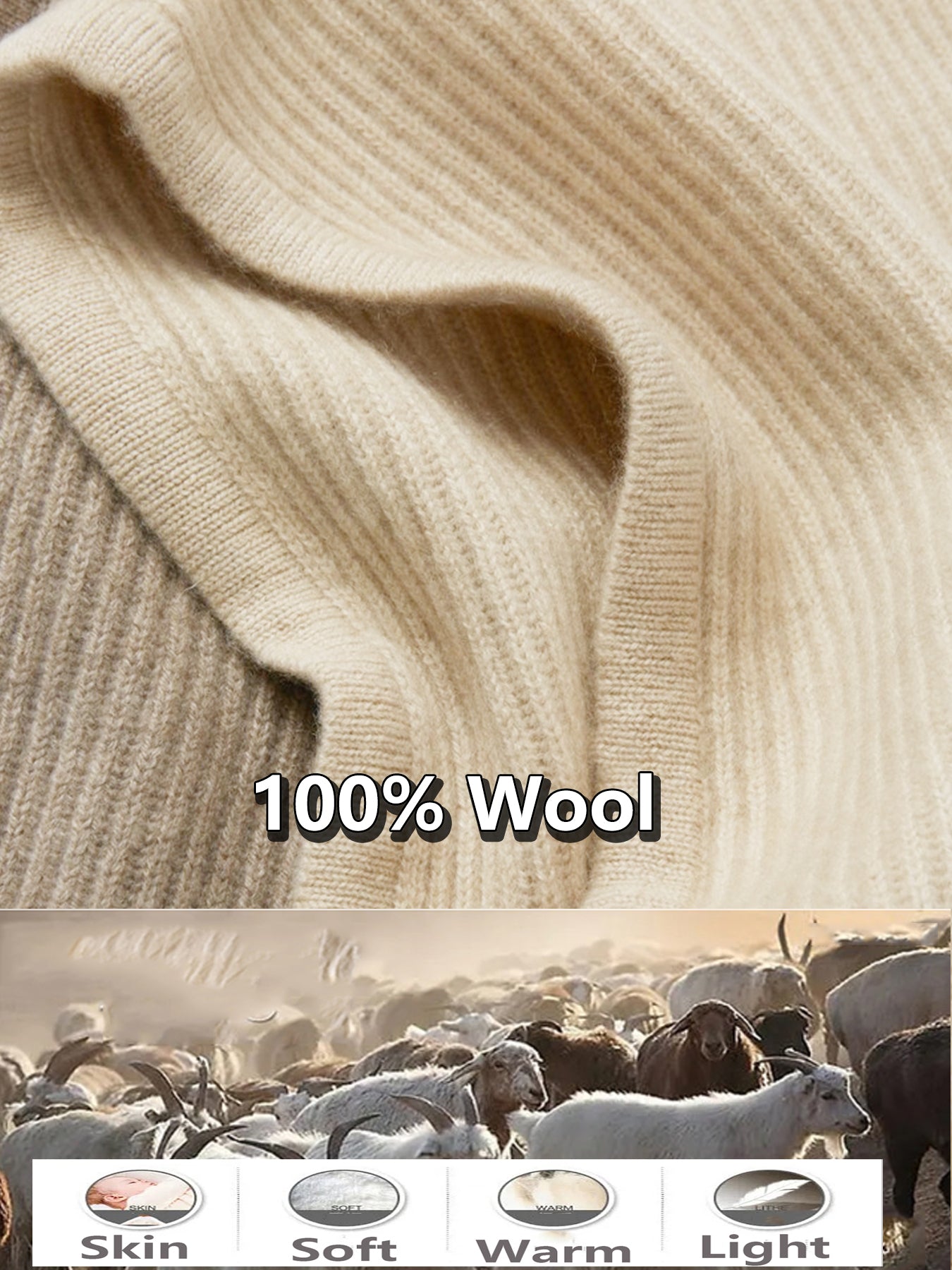 Soft Warm Wool Knitted Balaclava Hat For Women Cashmere Hooded Drawstring Ski Bonnet Neck Protect F 2