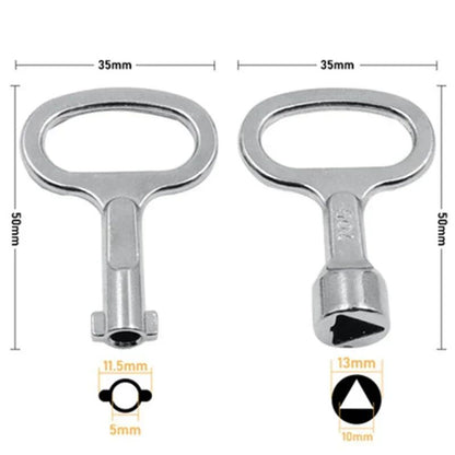 Multifunction Universal Triangle Key Spanner  Electric Cabinet Panel Lock And Door Access Tool 3
