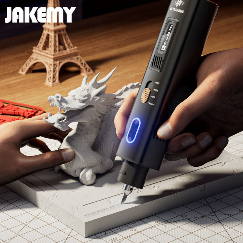 DIY Electric Cutting Knife with Overheat Protection, Ultrasonic Carving and Grinding Tool