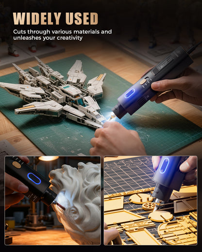 DIY Electric Cutting Knife With Overheat Protection Ultrasonic Carving And Grinding Tool 2