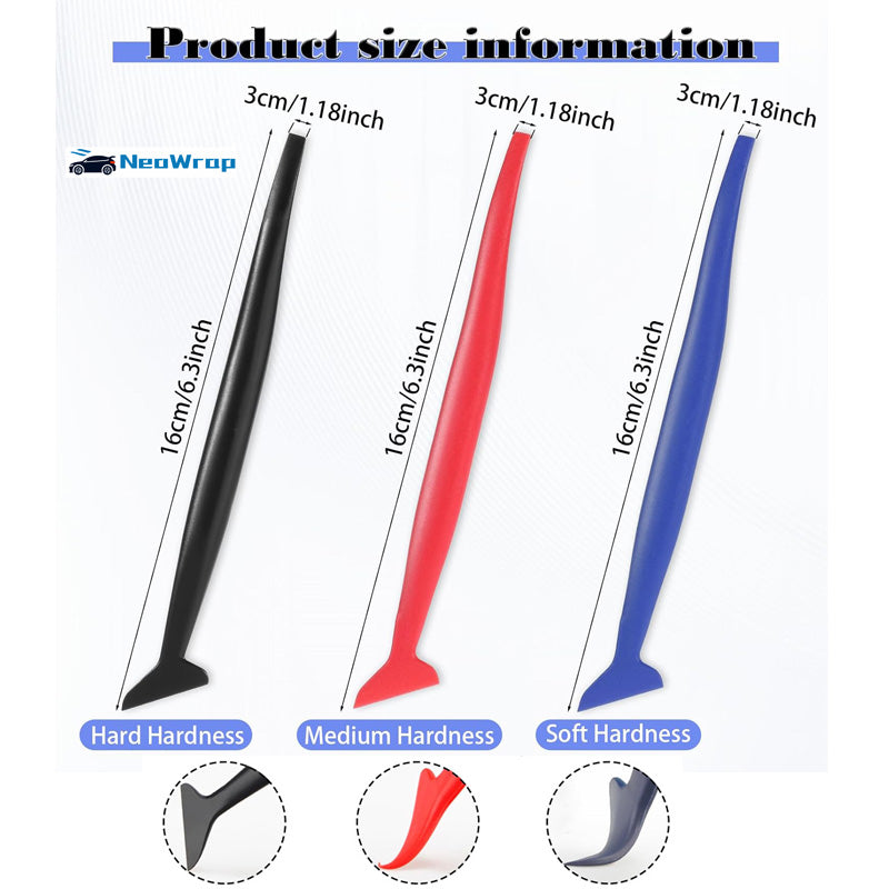 Auto Wrapping Film Installing Scraper Car Stickers Tool Set Vinyl Wrap Squeegee Car Micro Tint Tool 1
