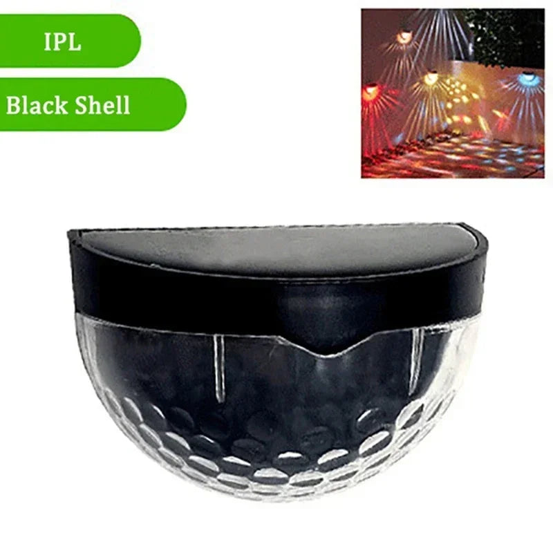LED Solar Lights Outdoor Pack Waterproof Solar Fence Lamp Garden Energy Wall Lamps 7