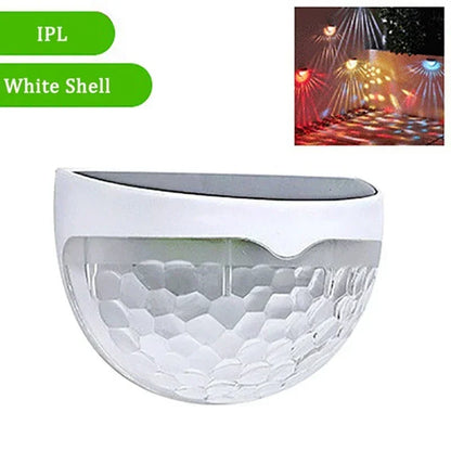 LED Solar Lights Outdoor Pack Waterproof Solar Fence Lamp Garden Energy Wall Lamps 10