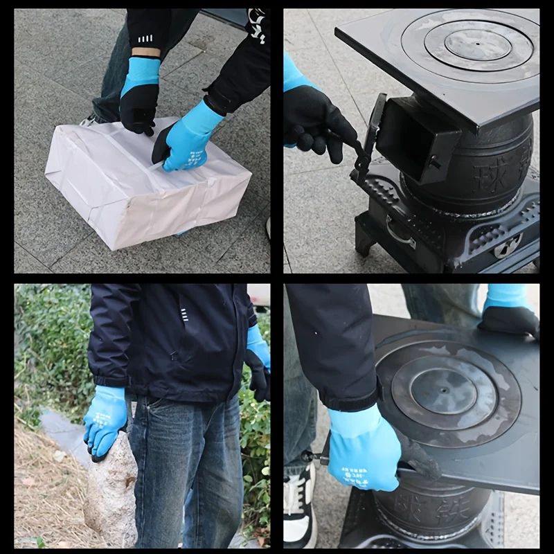 Winter Waterproof Warm Mechanical Gloves  ColdResistant Gloves For Outdoor Work  Fishing 2