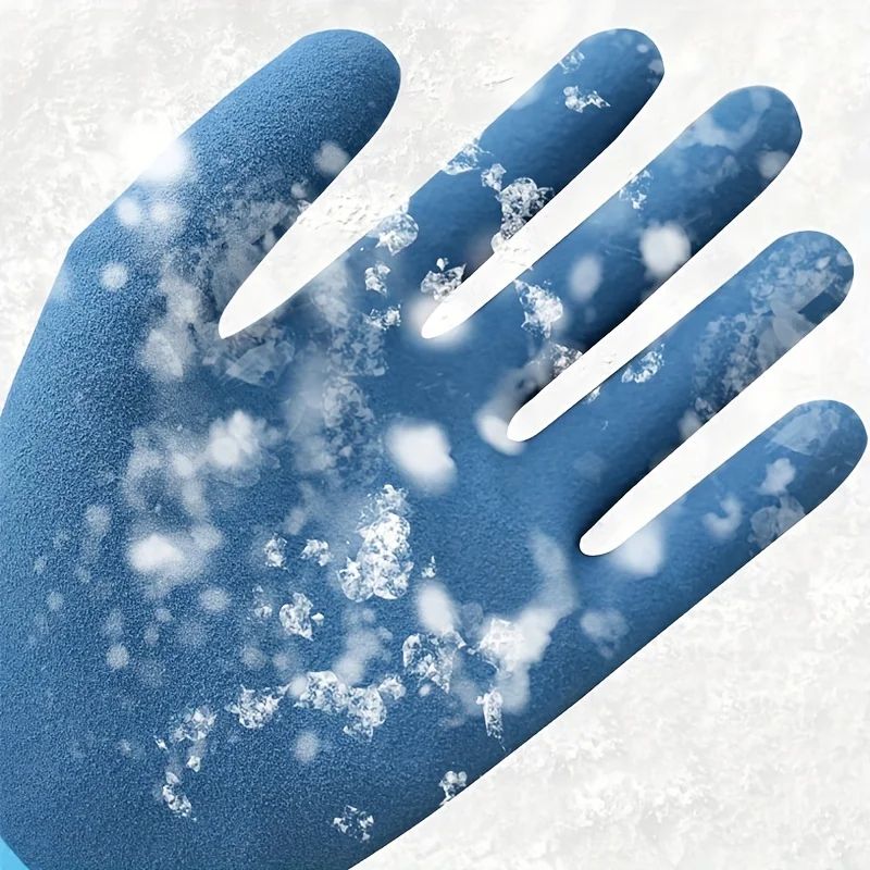 Winter Waterproof Warm Mechanical Gloves  ColdResistant Gloves For Outdoor Work  Fishing 3
