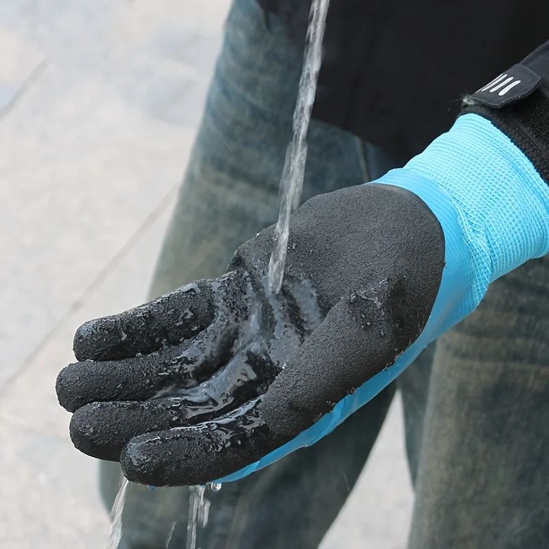 Winter Waterproof Warm Mechanical Gloves  ColdResistant Gloves For Outdoor Work  Fishing 4