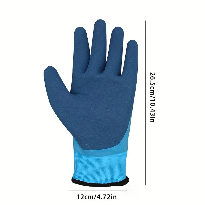 Winter Waterproof Warm Mechanical Gloves  ColdResistant Gloves For Outdoor Work  Fishing 6