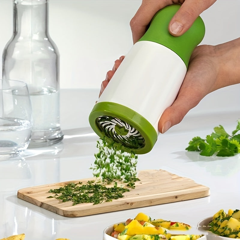 Herb Grinder Spice Mill Manual Parsley Shredder Coriander Mincer Vegetable Cutter For Chili Cilantr 2