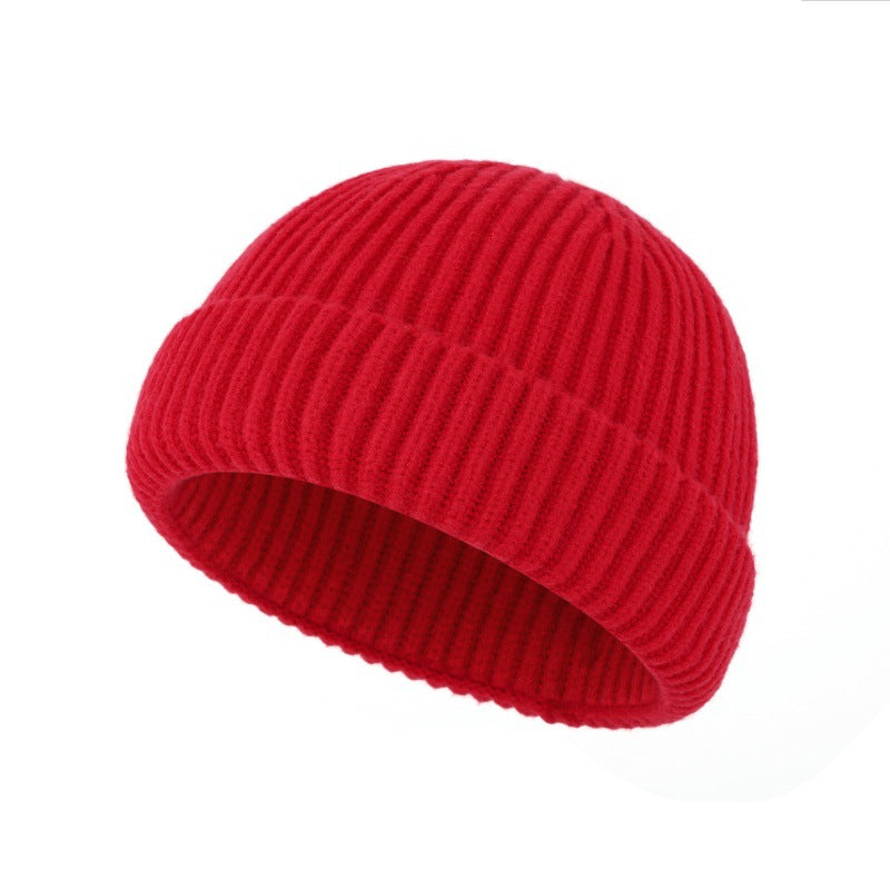 Solid Winter Knittted Cap Hip Hop Beanies Unisex Skullies Hat For All Seasons 10
