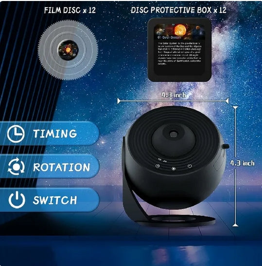 Starry Sky Projector LED Night Light Planetarium Night Lamp For Room Decorative Kids Gift 4