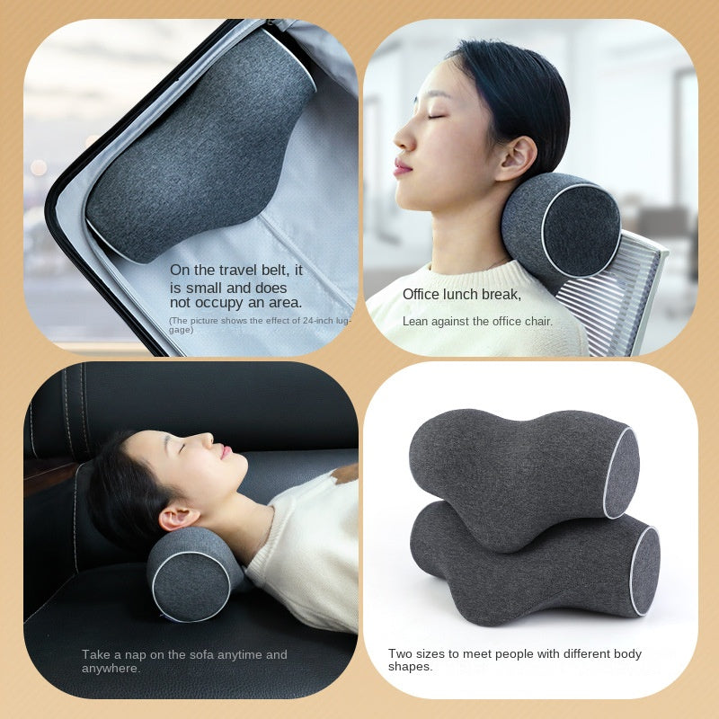 Cervical Pillow For Neck Protection Reverse Arch Traction Pillow Pure Cotton Sleeve 3
