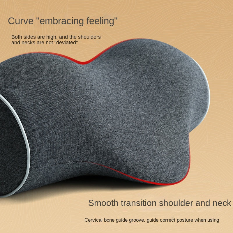 Cervical Pillow For Neck Protection Reverse Arch Traction Pillow Pure Cotton Sleeve 4