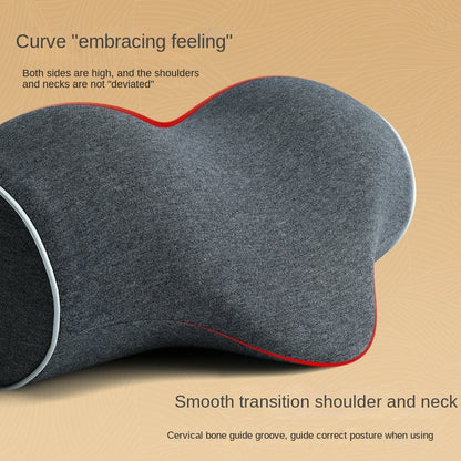 Cervical Pillow For Neck Protection Reverse Arch Traction Pillow Pure Cotton Sleeve 4