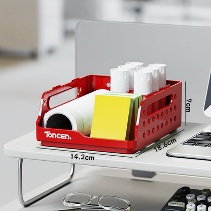 DIY Foldable Desktop Bookshelf Storage Box Pegboard Notebook Organizer Rack Office File Holder Desk