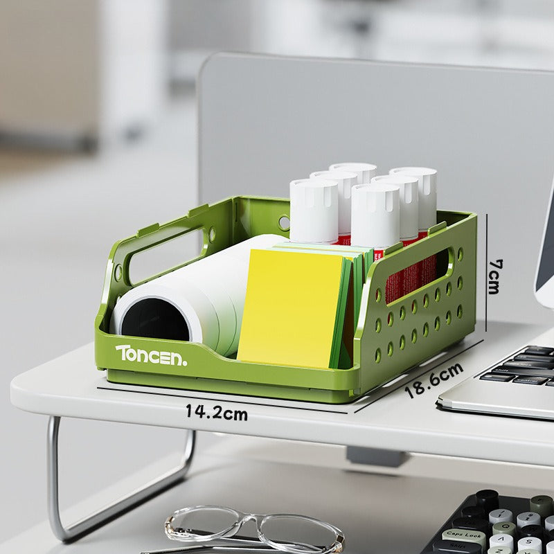 DIY Foldable Desktop Bookshelf Storage Box Pegboard Notebook Organizer Rack Office File Holder Desk
