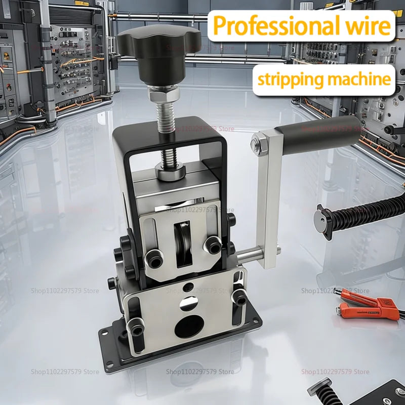 Portable Wire Stripper Tool, Manual and Drill Powered Copper Scrap Wire Cutter, Heavy Duty Electric Peeling Tool
