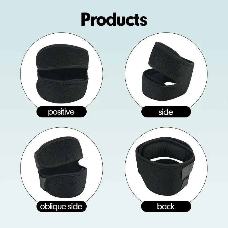 Elastic Bandage Pad For Knee Support Pressurized Wrap Sleeve For Tennis Cycling And Safety 4