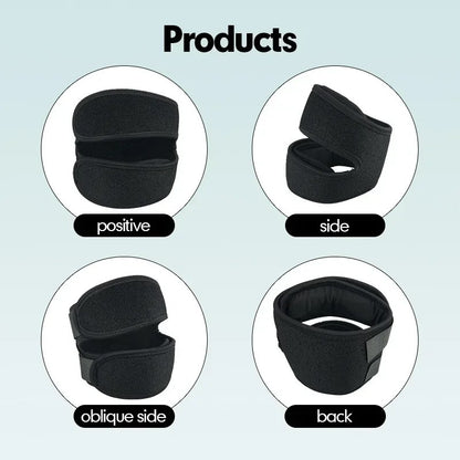 Elastic Bandage Pad For Knee Support Pressurized Wrap Sleeve For Tennis Cycling And Safety 4