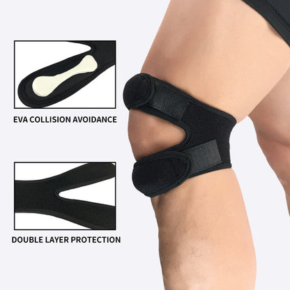 Elastic Bandage Pad For Knee Support Pressurized Wrap Sleeve For Tennis Cycling And Safety 6