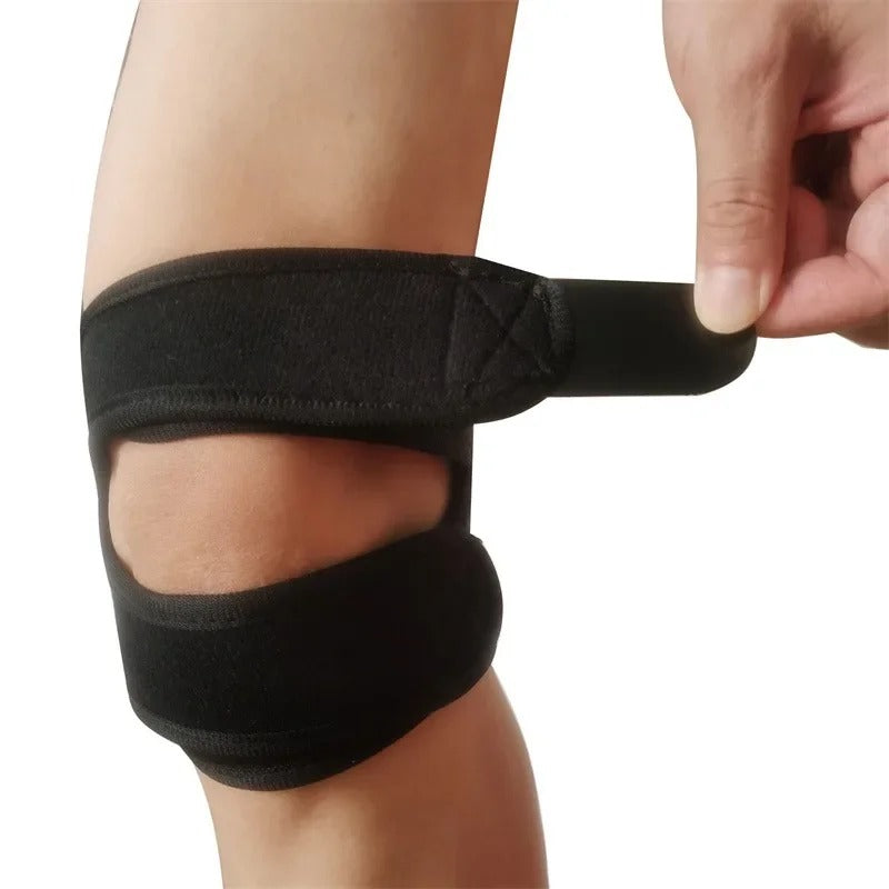 Elastic Bandage Pad for Knee Support, Pressurized Wrap Sleeve for Tennis, Cycling, and Safety