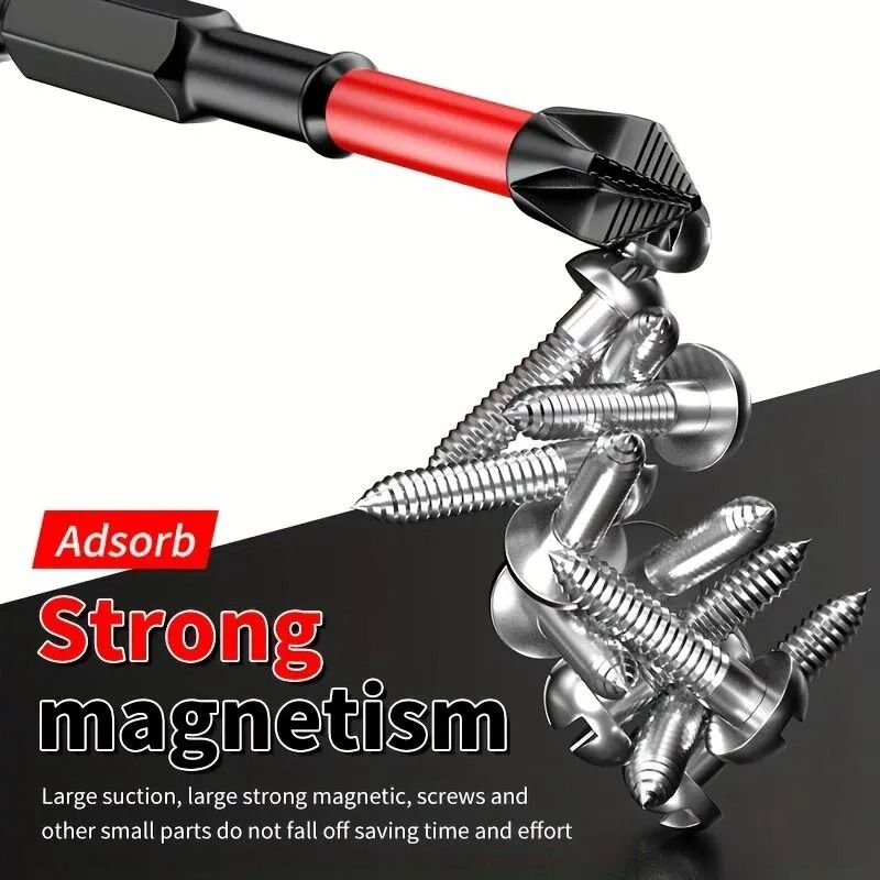 Magnetic Impact Screwdriver Bit Set With Non Slip Design 1