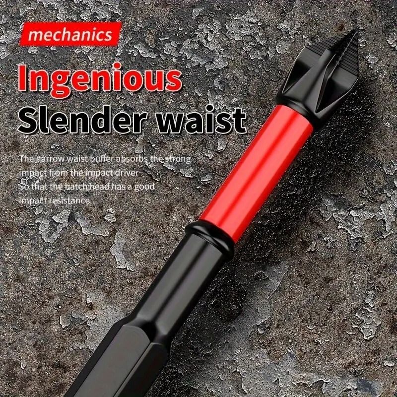 Magnetic Impact Screwdriver Bit Set With Non Slip Design 2
