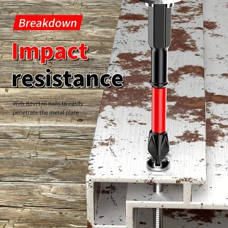 Magnetic Impact Screwdriver Bit Set With Non Slip Design 3