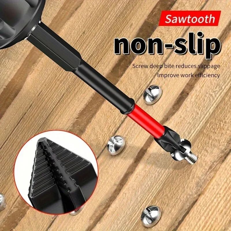Magnetic Impact Screwdriver Bit Set With Non Slip Design 5
