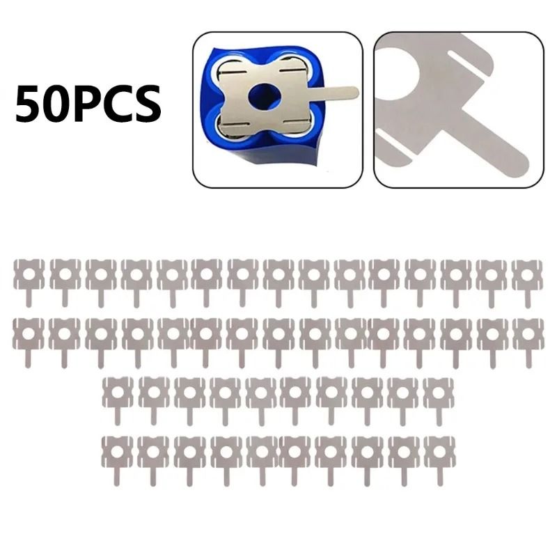 U Shaped Nickel Sheets For 4S Lithium Battery Pack Welding 50 Piece Set 4
