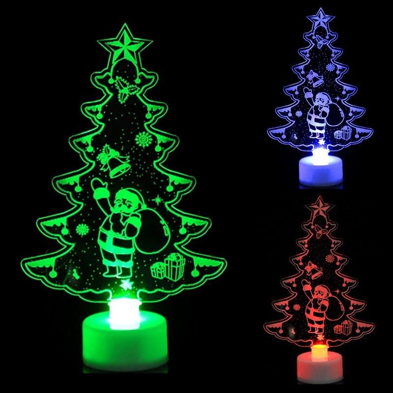 LED Mini Night Light Snowman Lamp 3