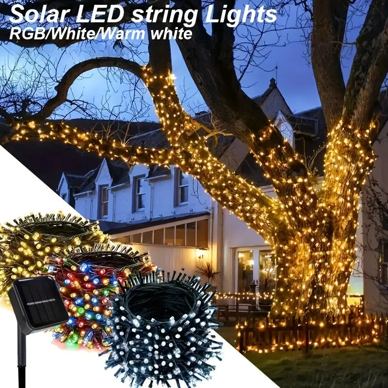 Twinkle Fairy Lights For Xmas Solar Powered LED Garden Decoration 0