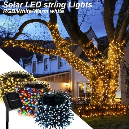Twinkle Fairy Lights For Xmas Solar Powered LED Garden Decoration 0