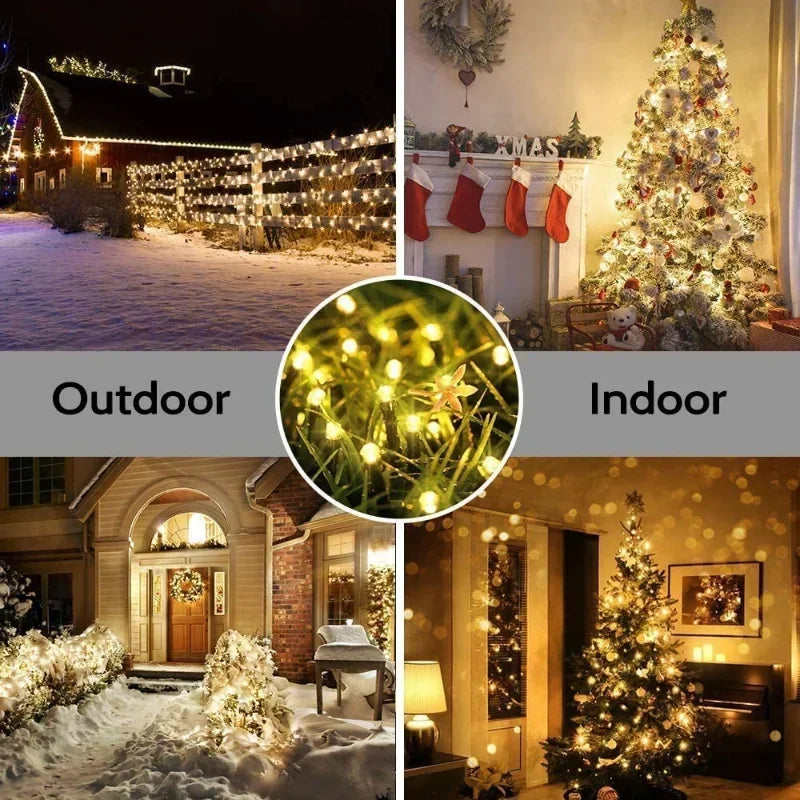Twinkle Fairy Lights For Xmas Solar Powered LED Garden Decoration 2