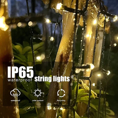 Twinkle Fairy Lights For Xmas Solar Powered LED Garden Decoration 4
