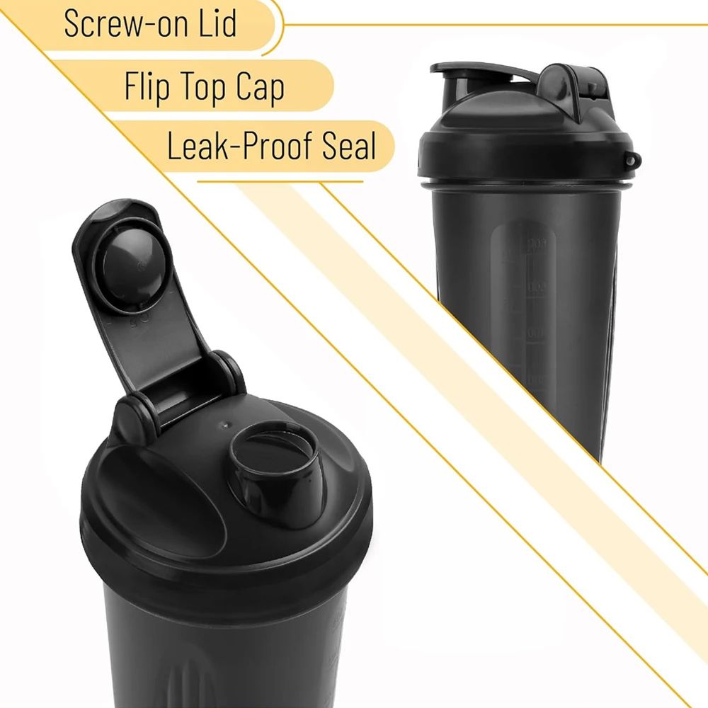 600ml Performance Shaker Bottle  LeakProof Protein Shaker Bottle For Gym Training  Daily Nutrition 5