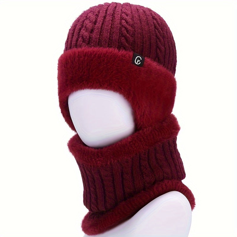 Winter Mom Warm Hat For Men Elderly Knitted Hat For Women Ear Protection Hat For Middle Aged And El 1