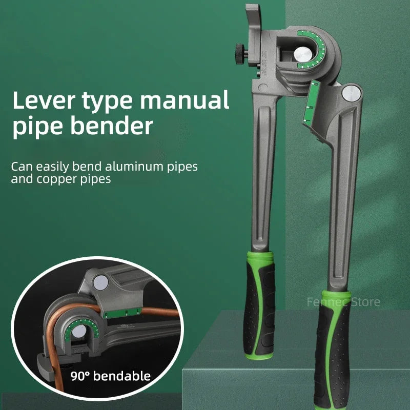 Lever Type Copper Tube Bender Manual Pliers, Ideal for Refrigeration Repair, Copper, Brass, Aluminum Pipes
