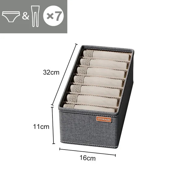 Cabinet Drawer Organizer For Clothes Socks Underwear And Bra Storage Wardrobe Organizer Box For Clo 8