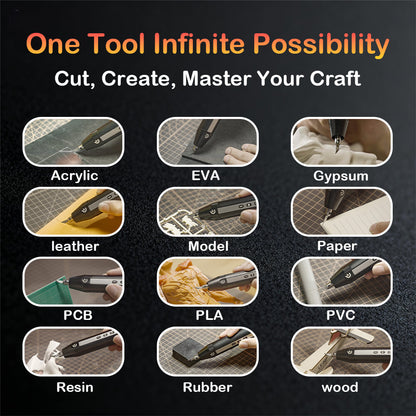 Precision Cordless Ultrasonic Cutter Craft Tool For Acrylic Leather And Model Making 4