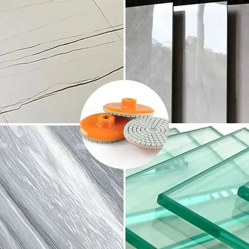 80mm Ceramic Tile Trimming  Polishing Disc  Dry Polishing Wheel For Marble Quartz  Stone Edge Grind 2