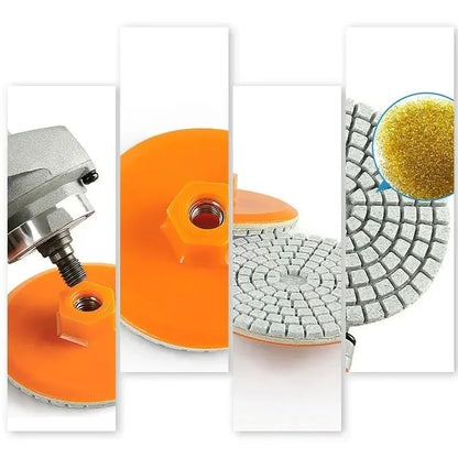 80mm Ceramic Tile Trimming  Polishing Disc  Dry Polishing Wheel For Marble Quartz  Stone Edge Grind 4