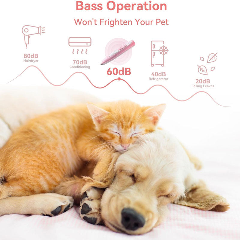 Dog Hair Trimmer Professional LED Pet Foot Hair Trimmer Dog Grooming Clippers For Dogs Hair Cutting 3