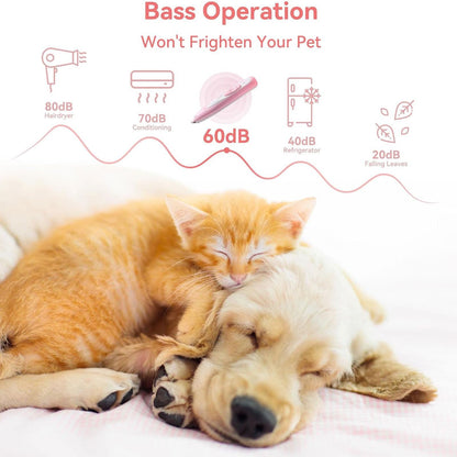 Dog Hair Trimmer Professional LED Pet Foot Hair Trimmer Dog Grooming Clippers For Dogs Hair Cutting 3