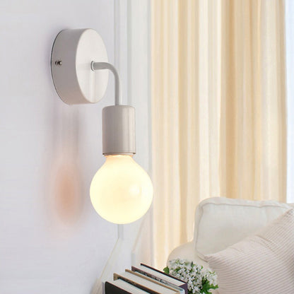 Industrial Decor Iron Black Nordic Modern Wall Lamp for Bedroom Bathroom