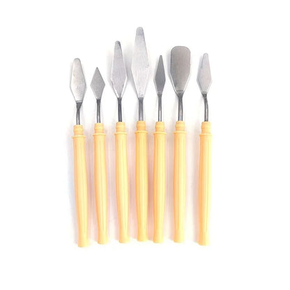 Premium 7Piece Cake  Art Palette Knife Set  Ideal For Baking Frosting Clay  DIY Decorating 6