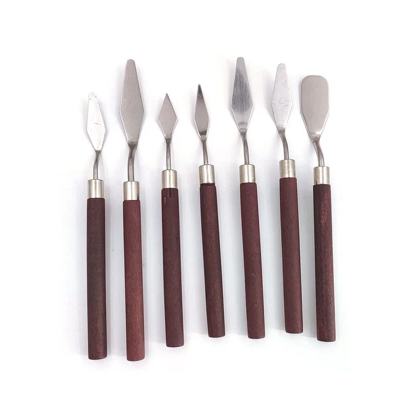 Premium 7Piece Cake  Art Palette Knife Set  Ideal For Baking Frosting Clay  DIY Decorating 8