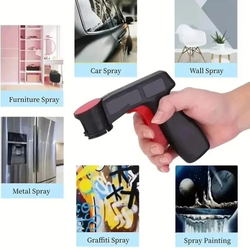 Universal Plastic Spray Paint Handle  Reusable Trigger Grip For Car Paint Film Pasting  DIY Sprayin 4