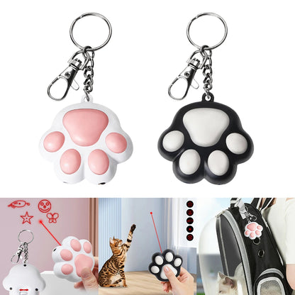 Pet Cat Laser Toys Rechargeable Cats Interactive Transform Adjustable Patterns Pattern Kitten Train 2