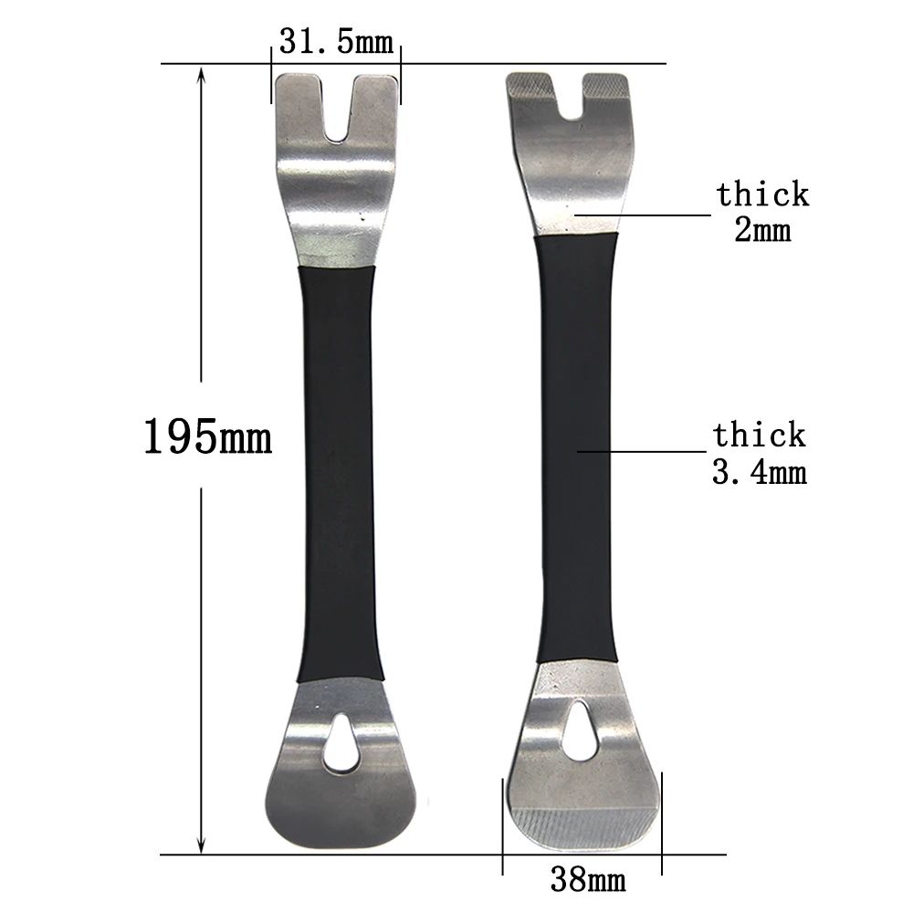 Stainless Steel Pry Plate Buckle Driver  Interior Panel  Audio Navigation Removal Tool For Car Modi 1